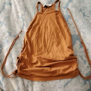 Soft suade feeling crop top